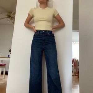 Levi’s ribcage jeans